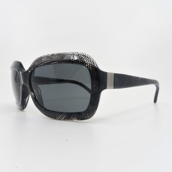 Chanel 5155 c.1153/3F Black Lace New Sunglasses - Picture 3 of 10